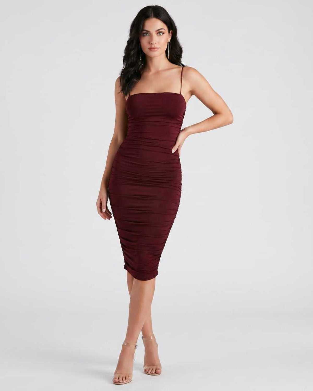 Velora Midi Kleid