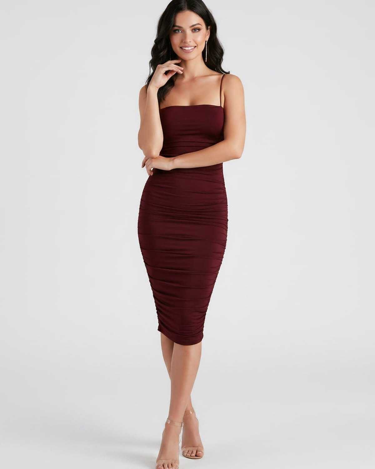 Velora Midi Kleid