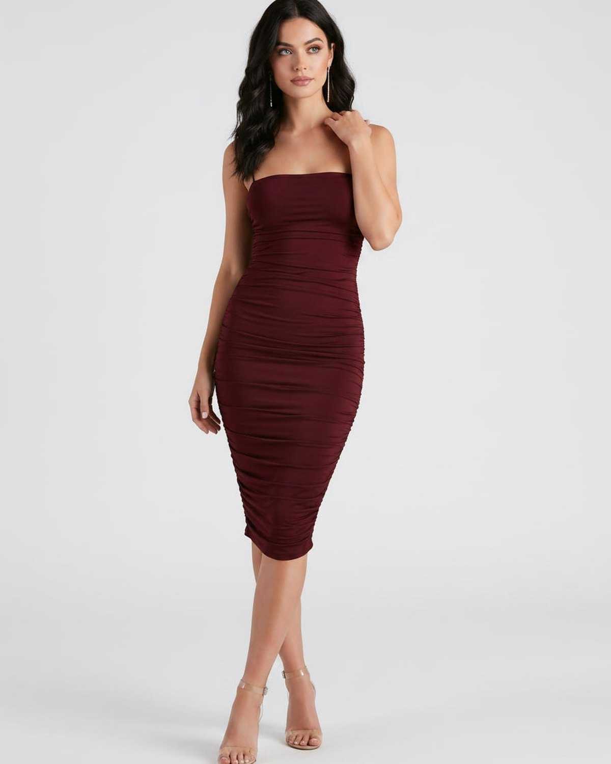 Velora Midi Kleid