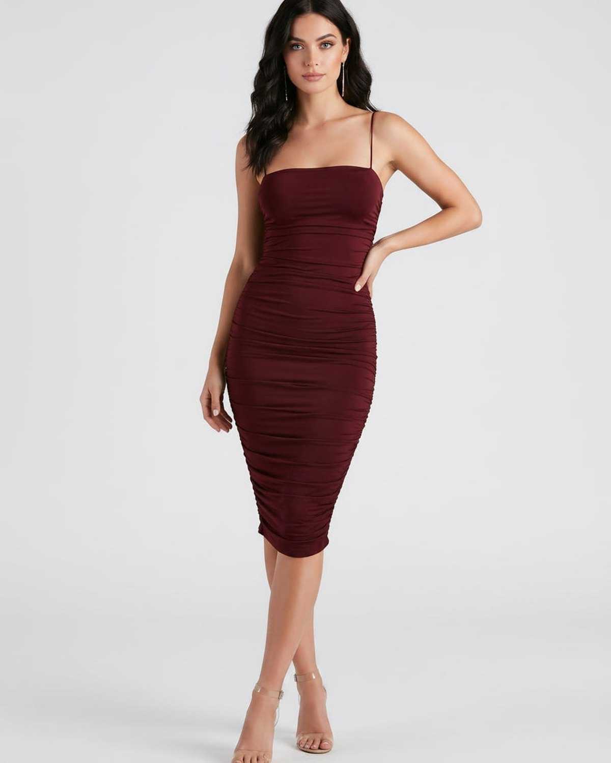 Velora Midi Kleid