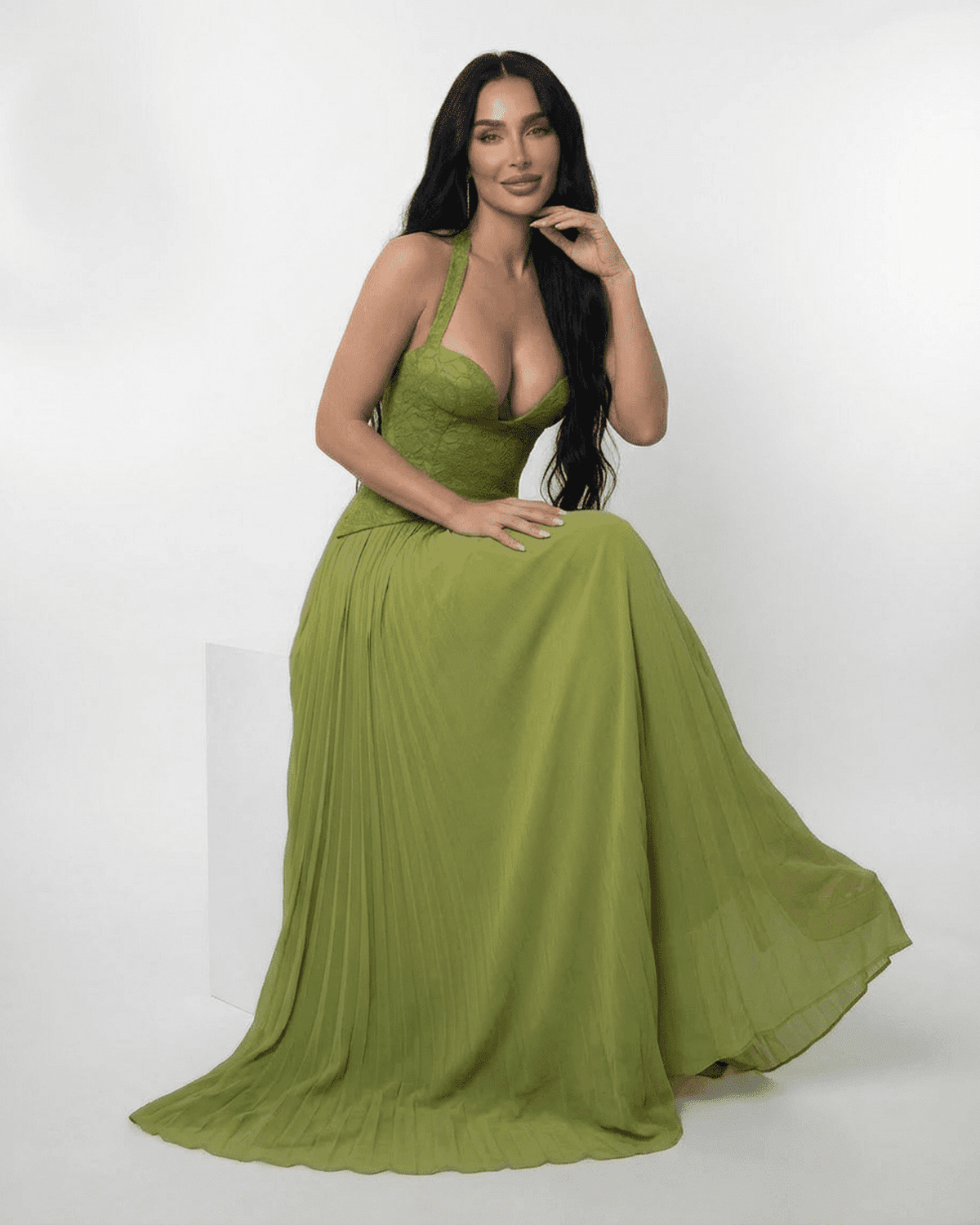 Damen Korsett Maxikleid Schulterfrei Abendkleid